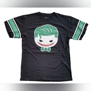 2017 DC Comics Justice League The Joker Cartoon Double Sided Print T-Shirt (L)